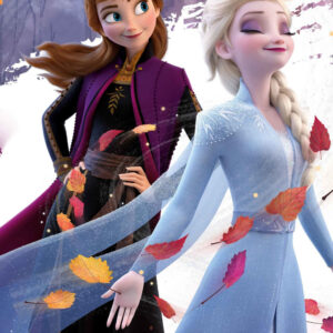Disney Frost Löv badhandduk, strandhandduk 70x140 cm