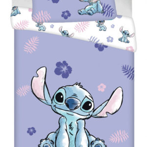 Disney Lilo and Stitch Blooming påslakan set 140x200 cm, 70x90 cm
