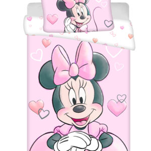 Disney Mimmi Pigg Bäddset 100x135 cm – Mjuk Bomull för Barn