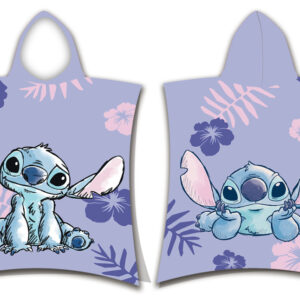 Disney Lilo and Stitch badhandduk poncho lila 50x115 cm