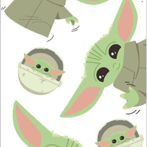 Star Wars Baby Yoda badhandduk, strandhandduk 70x140 cm