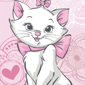 Disney Marie badhandduk, strandhandduk 70x140 cm