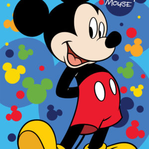 Disney Mickey badhandduk, strandhandduk 70x140 cm