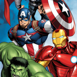 Avengers Power badhandduk, strandhandduk 70x140 cm
