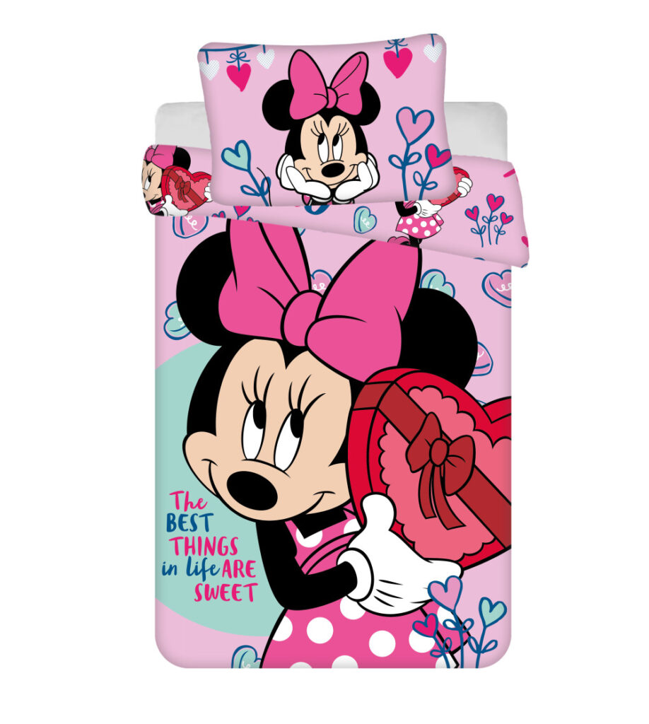 Disney Mimmi Pigg barnbäddset 100x135 cm, 40x60 cm