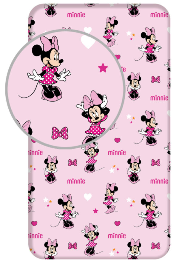Disney Minnie Pretty in Pink påslakan 90x200 cm