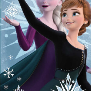 Disney Frozen Snowflake badhandduk, strandhandduk 70x140 cm