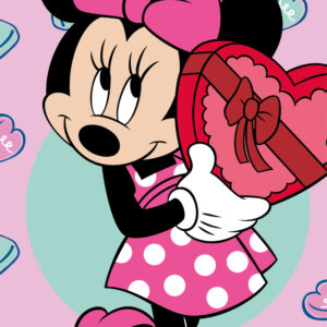 Disney Mimmi Pigg Sweets badhandduk, strandhandduk 70x140 cm