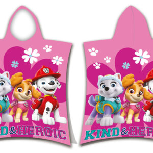 Paw Patrol badhandduk poncho 50x115 cm