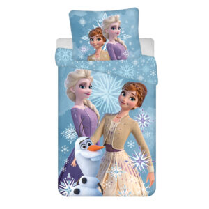Disney Frozen Olaf och systrarna påslakan set 140x200 cm, 70x90 cm