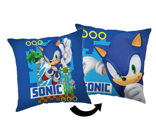 Sonic the Hedgehog Coin Chase dekorativ kudde 40x40 cm