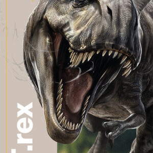 Jurassic World T-Rex badhandduk, strandhandduk 70x140 cm
