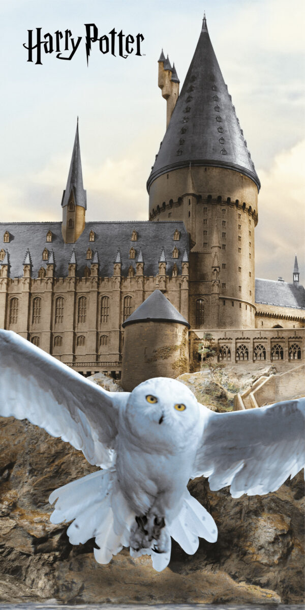 Harry Potter Hedwig badhandduk, strandhandduk 70x140 cm