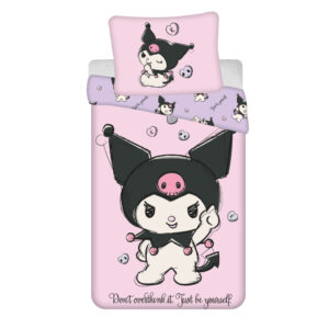 Hello Kitty Kuromi Be Yourself påslakanset 140×200 cm, 70×90 cm