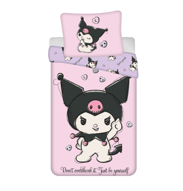 Hello Kitty Kuromi Be Yourself påslakanset 140×200 cm, 70×90 cm