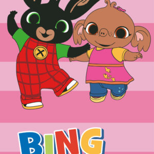 Bing Playing Together badhandduk, strandhandduk 70x140 cm