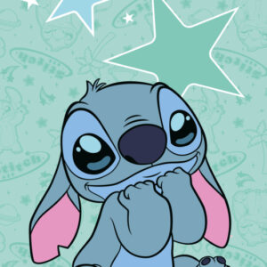 Disney Lilo and Stitch Starstitch badhandduk, strandhandduk 70x140 cm
