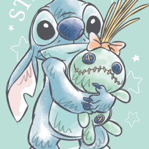 Disney Lilo and Stitch Buddies badhandduk, strandhandduk 70x140 cm