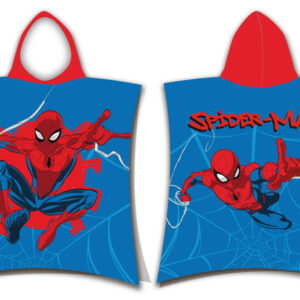Spindelmannen Webshot strandhandduk poncho 50x115 cm