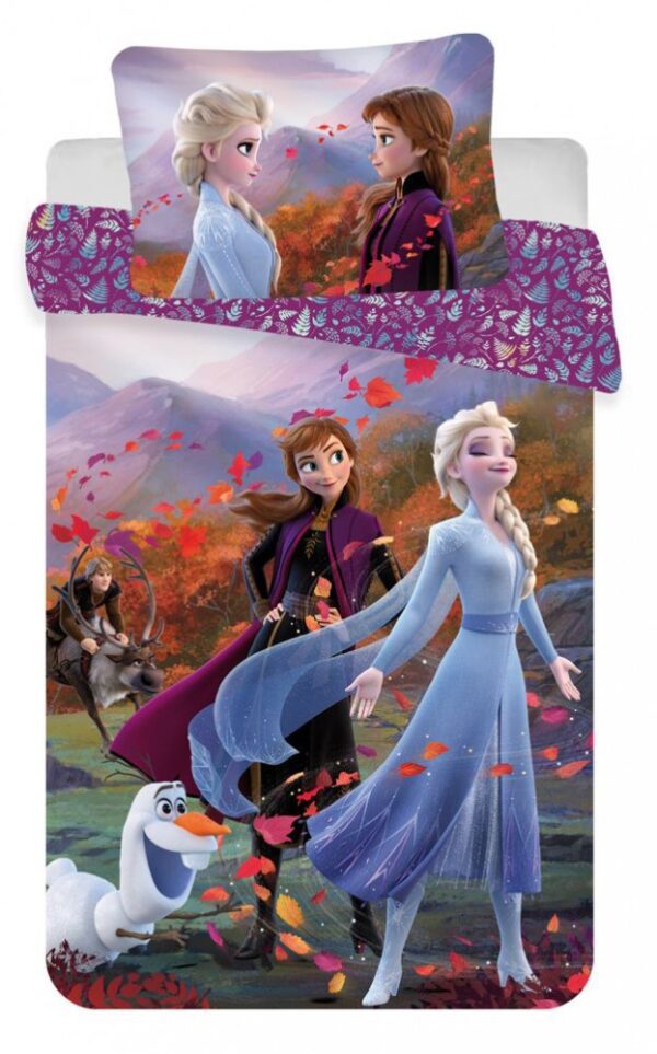 Disney Frost Mountains bäddset 100x135 cm, 40x60 cm
