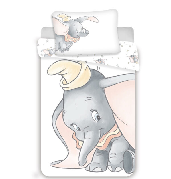 Disney Dumbo barnbäddset 100x135 cm, 40x60 cm