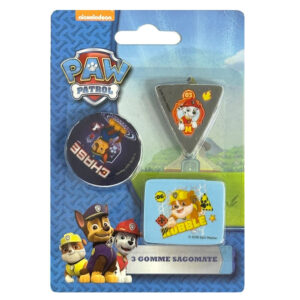 Paw Patrol suddgummi set 3 delar