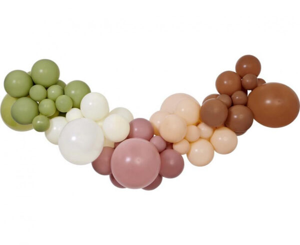 Colour Boho ballonggirlang set med 65 delar