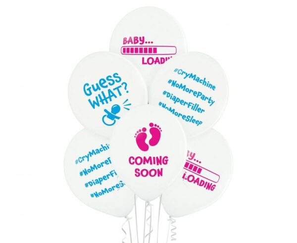 Baby Loading ballonger, 6-pack 30 cm