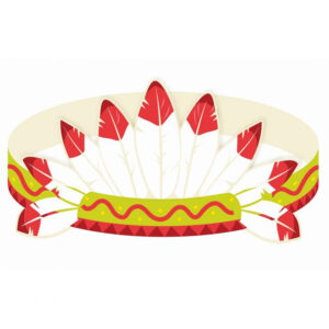 Indian Party pannband, 3-pack