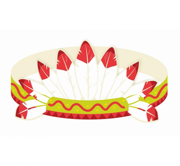 Indian Party, huvudband 3-pack