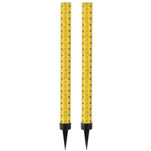 Happy Birthday Guldiga Tårtfyrverkerier 18 cm, 2-pack