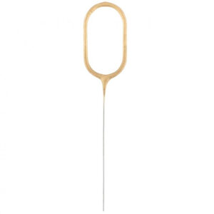 Guldnummer 0 gnistregn 17 cm