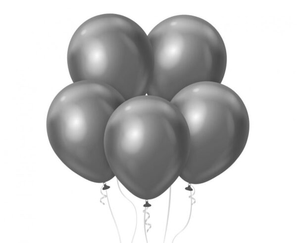 Colour Platinum Grå, grå ballong, 7 delar 30 cm