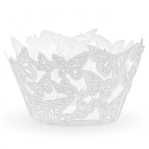 Butterfly muffinsdekoration set om 6