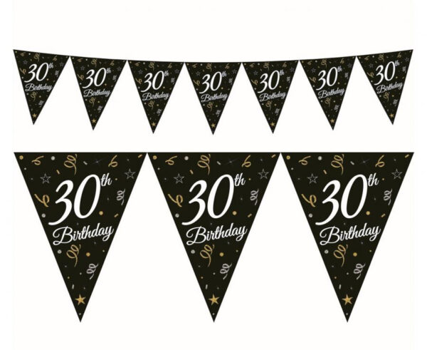 Happy Birthday 30 Banner Girlang 270 cm