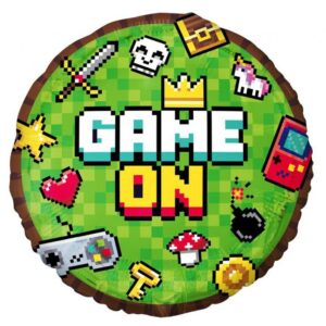 Gamer Game On leksaksfolieballong 45 cm