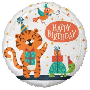Happy Birthday Tiger Tiger Happy Birthday foil balloon 36 cm