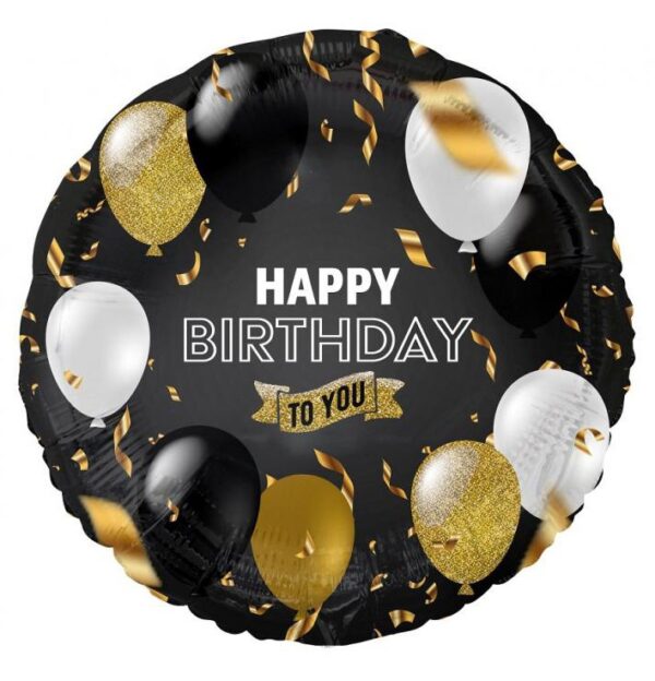 Happy Birthday folieballong 36 cm
