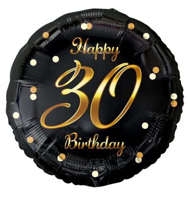 Happy Birthday 30 folieballong 36 cm