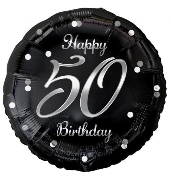 Happy Birthday 50 folieballong 36 cm