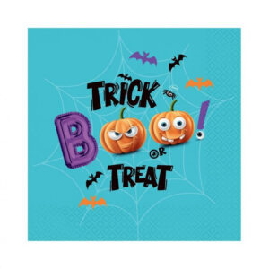 Halloween Boo servetter, 20-pack, 33x33 cm