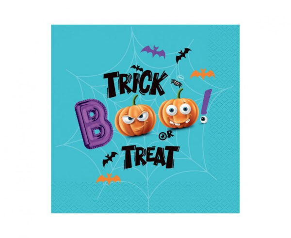 Halloween Boo servetter, 20-pack, 33x33 cm