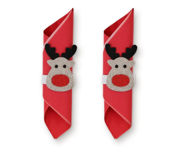 Christmas Renhorn Servettring Set