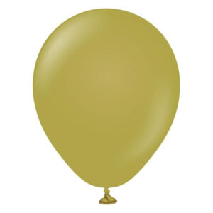 Färg Pastelloliv, Grön Ballong, 20 st 5 tum (12,5 cm)