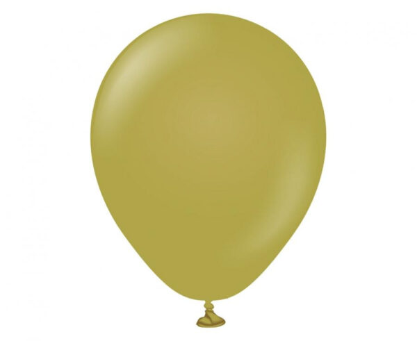 Colour Pastel Olive gröna ballonger, 20 st 12,5 cm