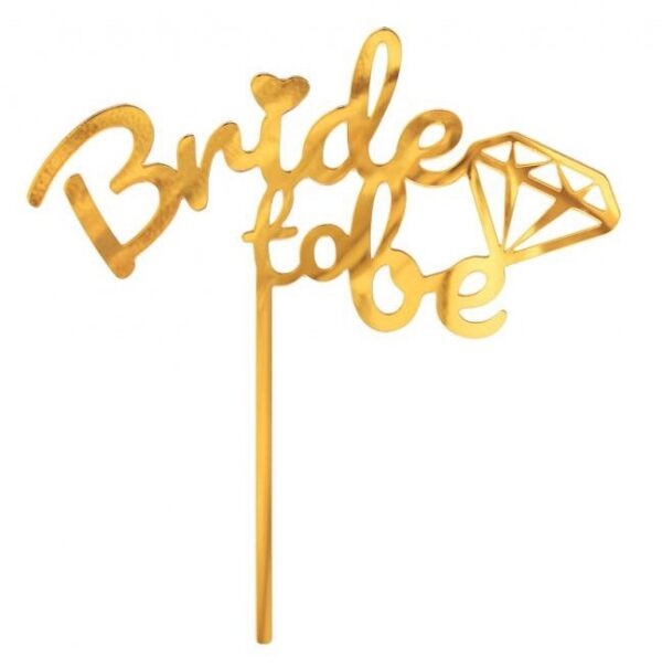 Wedding Bride to be Cake Decoration 16x15 cm