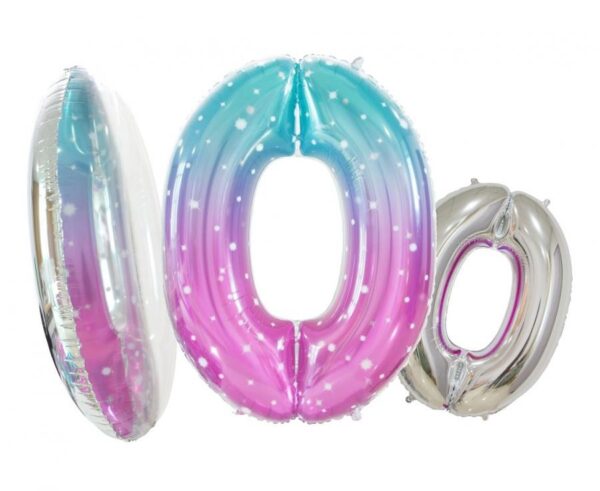 Number Space, Space 0 folieballong 78 cm