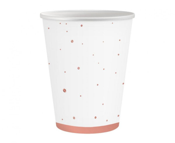 Colour Rose Gold Celebrate pappersmuggar, 6-pack, 250 ml