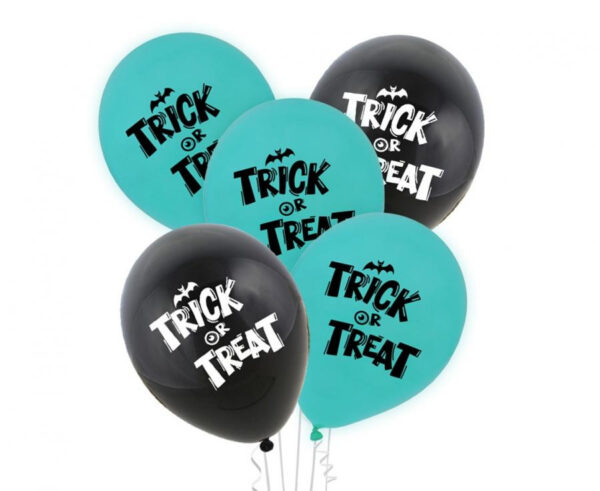 Halloween Boo ballonger, 5 st 30 cm