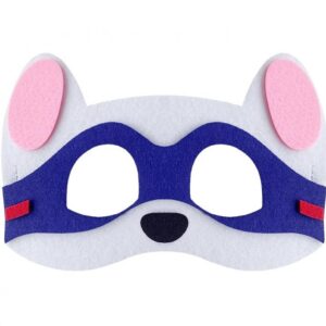Animals Dog Brigade Superhjältehund Mask i filt 18 cm